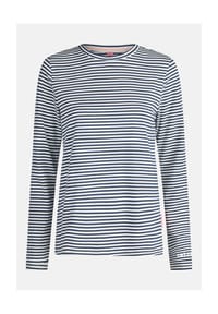 salzhaut - Longsleeve ACHTERN - Navy Offwhite