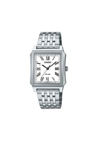 CASIO TIMELESS COLLECTION - Herren Uhr "MTP-B190D-7BVEF" - SILBER/WEISS