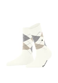 Burlington - Socken, Rippbündchen, für Damen - 2043 OFFWHITE-BLCK