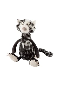 sigikid® - Kuscheltier Cat Macchiato, BeastsTown ,  für Erwachsene und Kinder - schwarz
