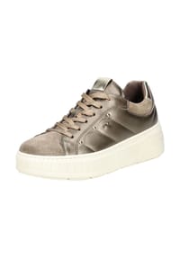 NeroGiardini - Leder/Textil Sneaker - Grau/Braun