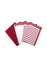 ROSS® 4 X Geschirr- 2 X Küchentuch im Set Superior - Superior - Anthrazit