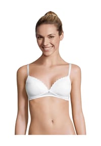 SYLVIA SPEIDEL. - Smilla Schalen-BH, Spitzenbesatz, für Damen - 100 WEISS