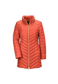 GOLDNER - Kurzgröße:  Figurschmeichelnde Longsteppjacke - marine
