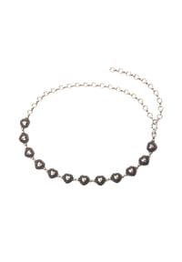 collezione alessandro® - Kettengürtel Frieda Made in Italy - altsilber