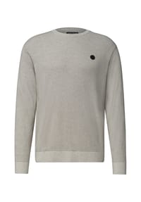 STREET ONE MEN - Pullover, Baumwolle, für Herren - 17597 BEIGE MELANG