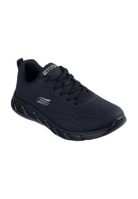 SKECHERS® - Bobs B Flex Lo Sneaker "Cool Ease", Zuglasche, für Damen - BBK BLACK PU