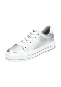 ara® - Leder/Textil Sneaker - Silber/Weiß