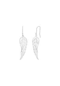 amor - Ohrhänger für Damen, 925 Sterling Silber | Flügel - Silber