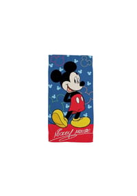 Disney - Disney Mickey Mouse Kinder Badehandtuch – Weiches & saugstarkes - Blau 70 x 140cm