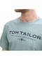 TOM TAILOR Herren T-Shirt, 4er Pack - T-Shirt with Print, Rundhals, Regular Fit, Baumwolle Bild 13