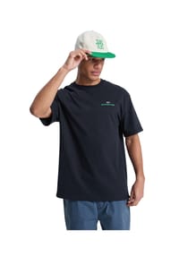 QUIKSILVER - T-Shirt Upside Down - schwarz