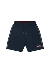 LONSDALE™ - Herren Shorts normale Passform SATLEY - Dark Navy/Oxblood/Ecru