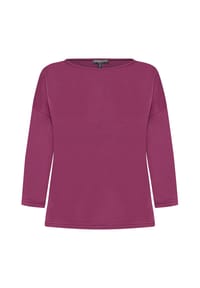 MANGUUN collection - Shirt, U-Boot-Ausschnitt, 3/4-Arm, für Damen - 1 GREEN MOSS