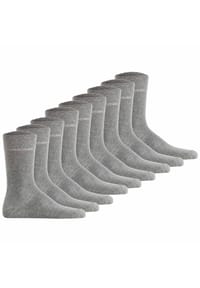 Hudson - Unisex Socken, 9er Pack - Simply, Basic Socken, einfarbig - Beige meliert