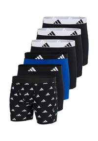 adidas - Long Short / Pant 6er Pack Active Flex Cotton - Blau