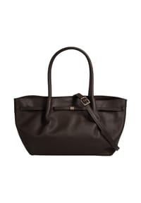 forty° - Shopper Echt Leder, Made In Italy - beige