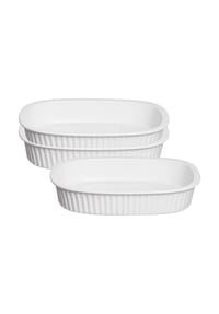 Ritzenhoff & Breker Auflaufformen Bianco 32 x 24 cm 3er Set weiß - BIANCO - 