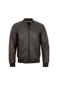 bugatti - Herren Lederjacke Blouson Lammnappa braun - braun