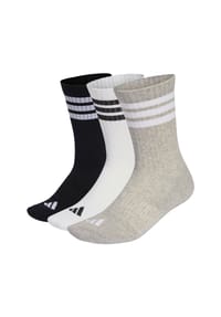 adidas - Strümpfe, 3er Pack, für Herren - MGREYH/WHITE/BLACK