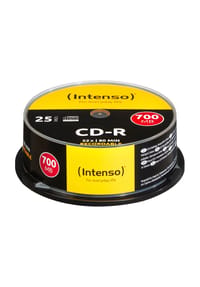 Intenso® - Cd-R Rohling, 700 MB, 25er Spindel, Cakebox - 