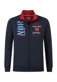 JAN VANDERSTORM - Sweatjacke TJARKE - dunkelblau