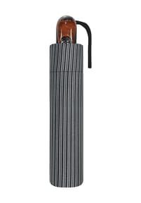 pierre cardin - Taschenschirm, gemustert, kompakt, für Herren - GRAU