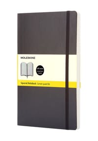 MOLESKINE® - Notizbuch Large/A5, Kariert, Soft Cover - SCHWARZ
