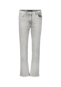 BETTY BARCLAY - Slim Fit-Hose mit Waschung - Light Grey Denim