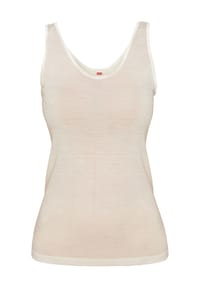-con-ta- - Tank Top, amtungsaktiv, Wollanteil, für Damen - 115 WOLLWEIß