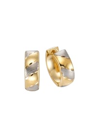 fascination by Ellen K. - Klappcreolen 585/- Gold - gelb