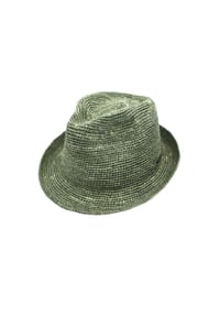 CAPO - Strohhut, Trilby, uni - leaf-green