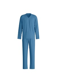 CALIDA - Herren Pyjama, lang Nightwear Xtra - parisian blue