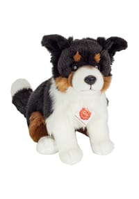 HERMANN Teddy COLLECTION® - Plüschtier "Border Collie, sitzend", 30cm - SCHWARZ/WEISS