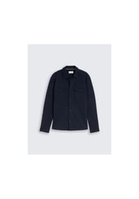 TOM TAILOR - Overshirt, Regular Fit, Langarm, Kent-Kragen, für Herren - 10668 SKY CAP BLUE