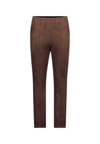 BETTY BARCLAY - Kunstleder-Hose mit elastischem Bund - Muskat