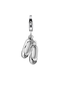 Nenalina - Charm Ballerina-Schuhe Anhänger Ballett 925 Silber - Silber