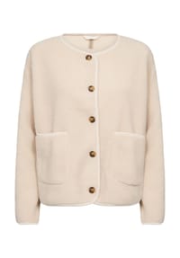 SOYACONCEPT - Strickjacke "SC-Onyx 2", Blasebalgtaschen, für Damen - 1620 CREAM