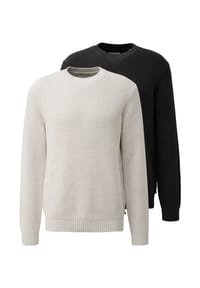 s.Oliver - Pullover 2er Pack Basic - Braun