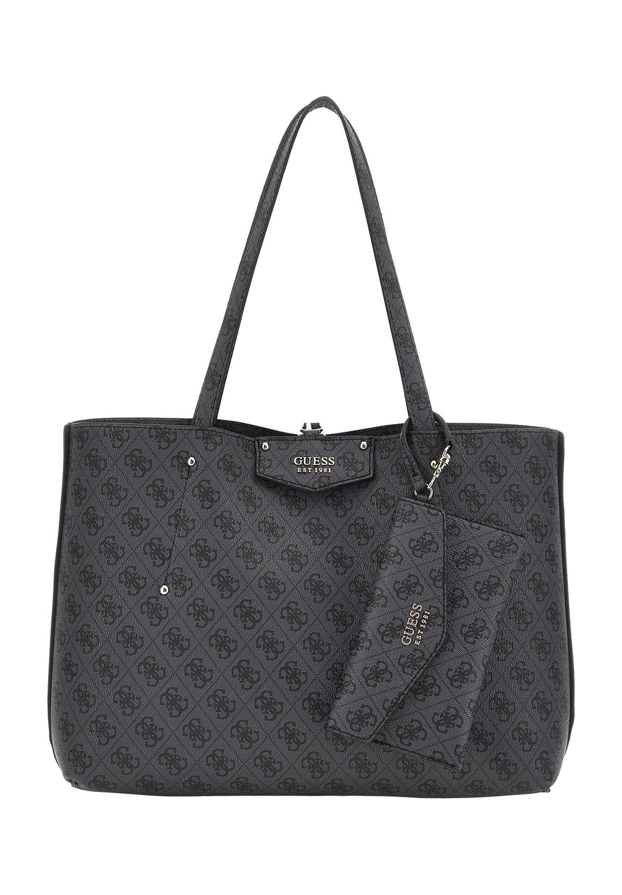 GUESS ECO BRENTON Shopper, Logo-Musterung, Utensilientaschen, für 