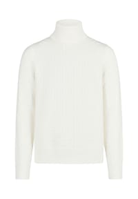 HECHTER PARIS - Strickpullover Basic mit stilvollem Rollkragen - Champagner