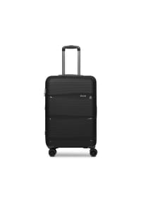 d & n® Travel Line 4300-Plus - Travel Line 4300-Plus 4 Rollen Trolley M 65 cm mit Dehnfalte - black
