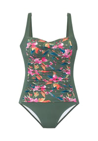 LASCANA - Badeanzug Malia - Oliv print