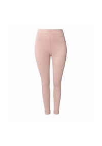 CAROLIN RICK - Velourhose mit Umschlag - Apricot