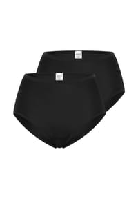 mey - Pure Sense Taillenslip, 2er-Pack, flacher Bund, für Damen - 1 WEISS