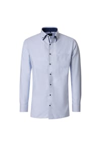 Venti - Herren Businesshemd gestreift Comfort Fit - Blau