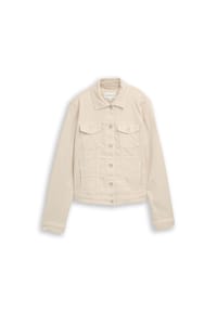 TOM TAILOR - Jeansjacke, Klappkragen, für Damen - 40487 STONE BEIGE