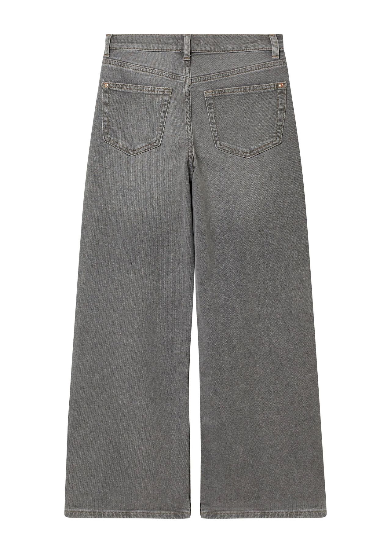 S.Oliver Jeanshose, Wide Leg, FüR Kinder, Grau, 140REG