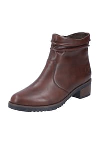 rieker - Winterstiefeletten, Blockabsatz, Kunstleder, für Damen - 25 MARRON / 25