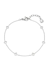 LEONARDO - Damen Armband, Edelstahl - WEISSGOLD